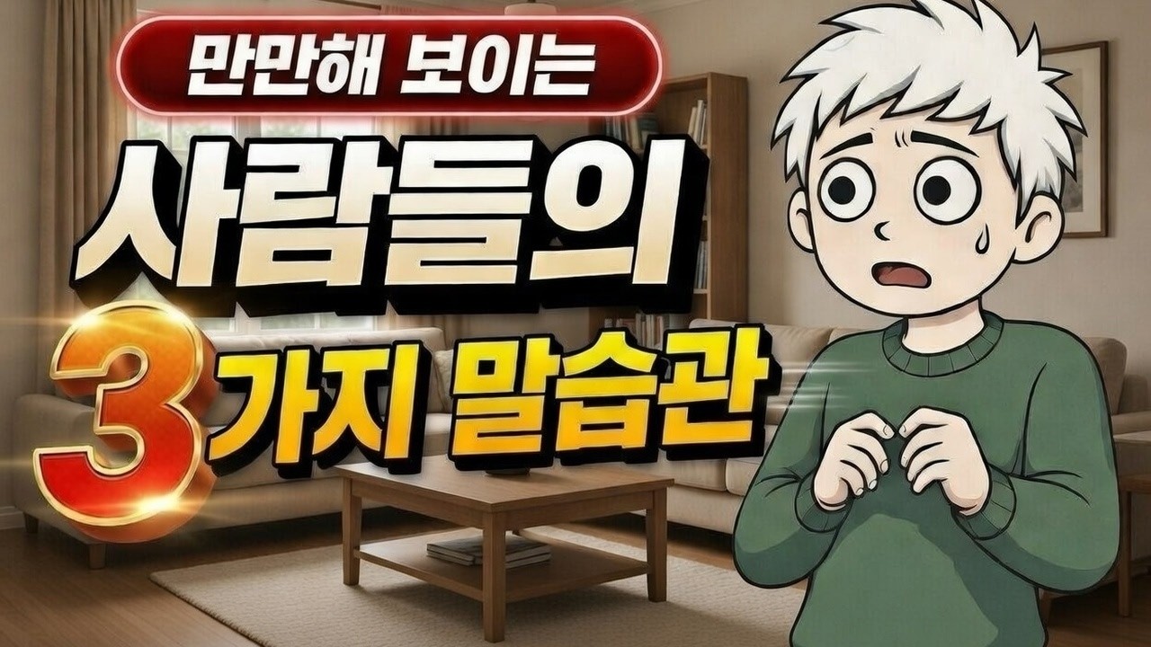 만만해 보이는 사람이 공통적으로 하는 3가지 말습관