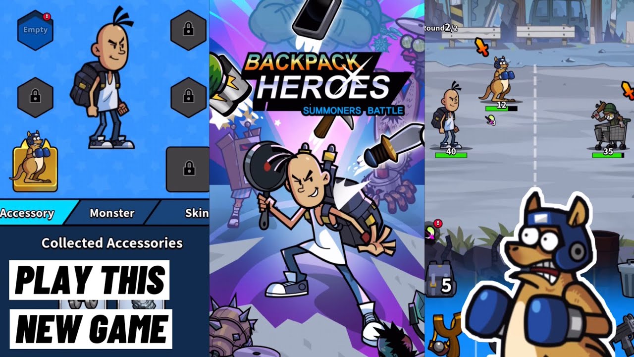 New RPG Game! Backpack Heroes Gameplay Android iOS - YouTube