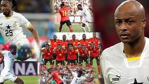 Angola vs Ghana(1-1). Goals & highlights, Afcon2023 qualifiers