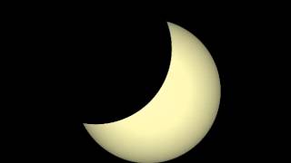 Solar Eclipse UK 20th March 2015 Animation