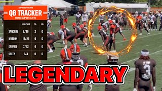 🚨Shedeur Sanders DESTROYED DESHAUN WATSON IN 2 MIN DRILL OF BROWNS TRAINING CAMP‼️