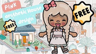 How to do a free aesthetic beige and pink theme cottage design. Enjoy tutorial.
