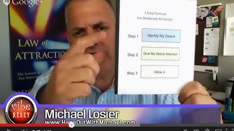 Real Estate How to Use Law of Attraction Step 1  with Michael Losier (includes worksheets)
