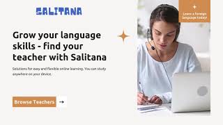 Learn a foreign language with Salitana