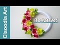 Wianek na drzwi z róż kanzashi (DIY Wreath on the door with kanzashi roses)