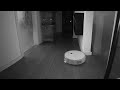 Roborock e5 night vision sensor shot - laser based floor tracking -2x speed
