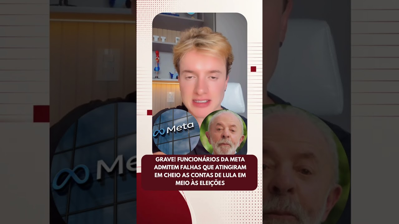 Grave! Funcionários da Meta admitem falhas que atingiram em cheio as contas de Lula nas el