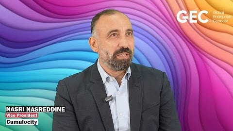 Nasri Nasreddine, Vice President, Cumulocity at Gitex 2025