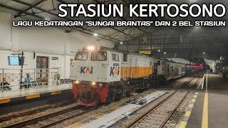 SEKARANG ADA LAGU KEDATANGANNYA | Lagu "Sungai Brantas" & 2 Bel Stasiun di Stasiun Kertosono