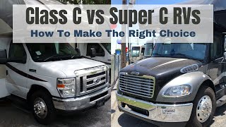 Class C vs Super C RVs  Which One Is Best To Choose?