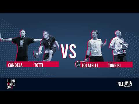 Illumia Padel Cup - Francesco Totti e Vincent Candela VS Tomas Locatelli e Stefano Torrisi