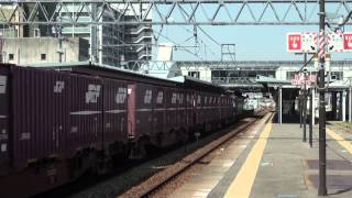 2074レ EF66 106 2073レ EF200 5 東加古川駅 2013年3月