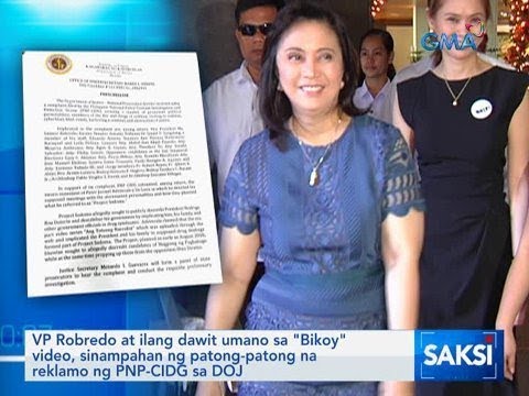 Saksi: VP Robredo at ilang dawit umano sa 'Bikoy' video, sinampahan ng patong-patong na reklamo