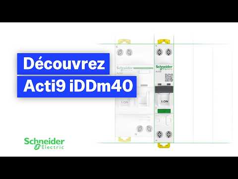 Gain d’espace avec Acti9 iDDm40 - le disjoncteur différentiel compact | Schneider Electric