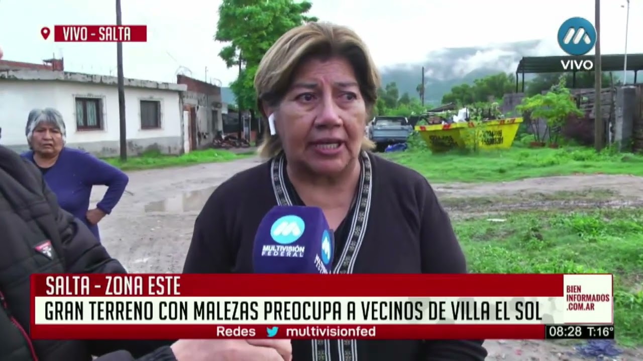 gran terreno con malezas preocupa a vecinos de villa el sol