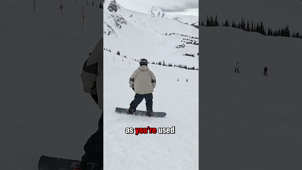 Fix your snowboard turns - PART 1 @clewsnowboarding @outdoormasterUS #snowboarding