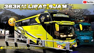DRIVING A BUS FOR 6 HOURS NONSTOP‼️What It’s Like Overtaking Through Pantura☠️???‼️