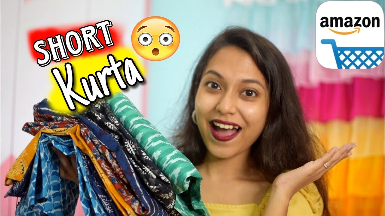 *AFFORDABLE* Cotton Kurta Haul ️Affordable Amazon Short Kurti Haul😀 AMAZON Short Kurti Under 500