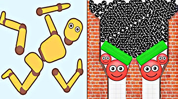 Ragdoll Break: Hide Ball vs Logic Puzzle: Brain puzzles | All Levels | Satisfying ASMR Gameplay