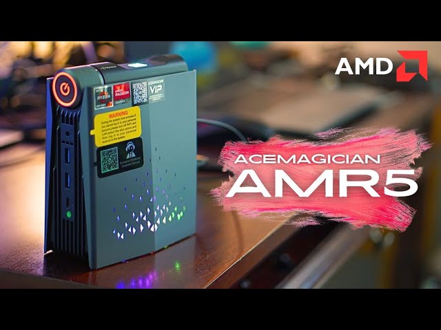 ACEMAGICIAN [Gaming PC] Ryzen Mini PC, AMD Ryzen 7 5800U 16GB DDR4 512GB  NVME SSD Mini Desktop Computer,11 Pro Mini PC Gaming[WiFi6/BT5.2] [4K  UHD/RGB