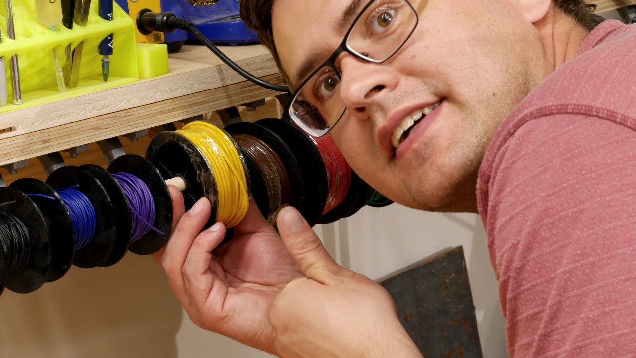 Making a Pegboard-mounted Wire Dispenser 