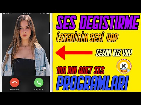 SES DEĞİŞTİRME PROGRAMI | KADIN SESİ NASIL YAPILIR | TELEFON ŞAKASI 😂 | GÜNCEL - 2021