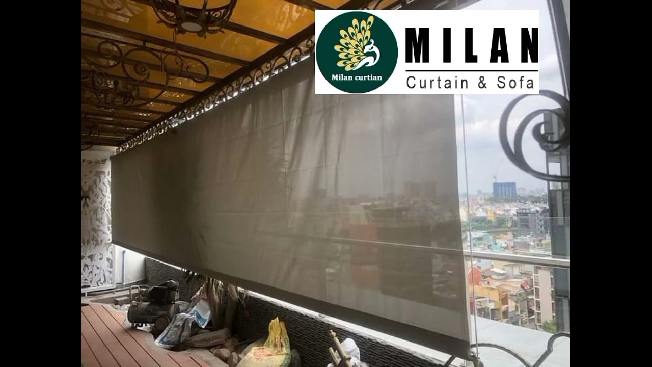 Rèm cho ban công - Rèm che nắng che mưa giải phấp cho mọi địa hình