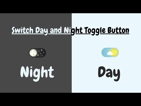 "Master the Day-Night Toggle Button: HTML and CSS Tutorial"