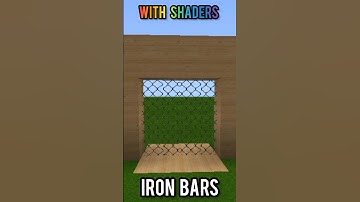 Minecraft With Shaders vs Minecraft Without Shaders #shorts #gaming #minecraft