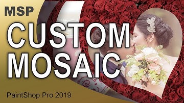 Custom Mosaic Template in PaintShop Pro