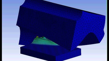 Ansys Workbench explicit dynamics milling of AlSi 1045 example 3