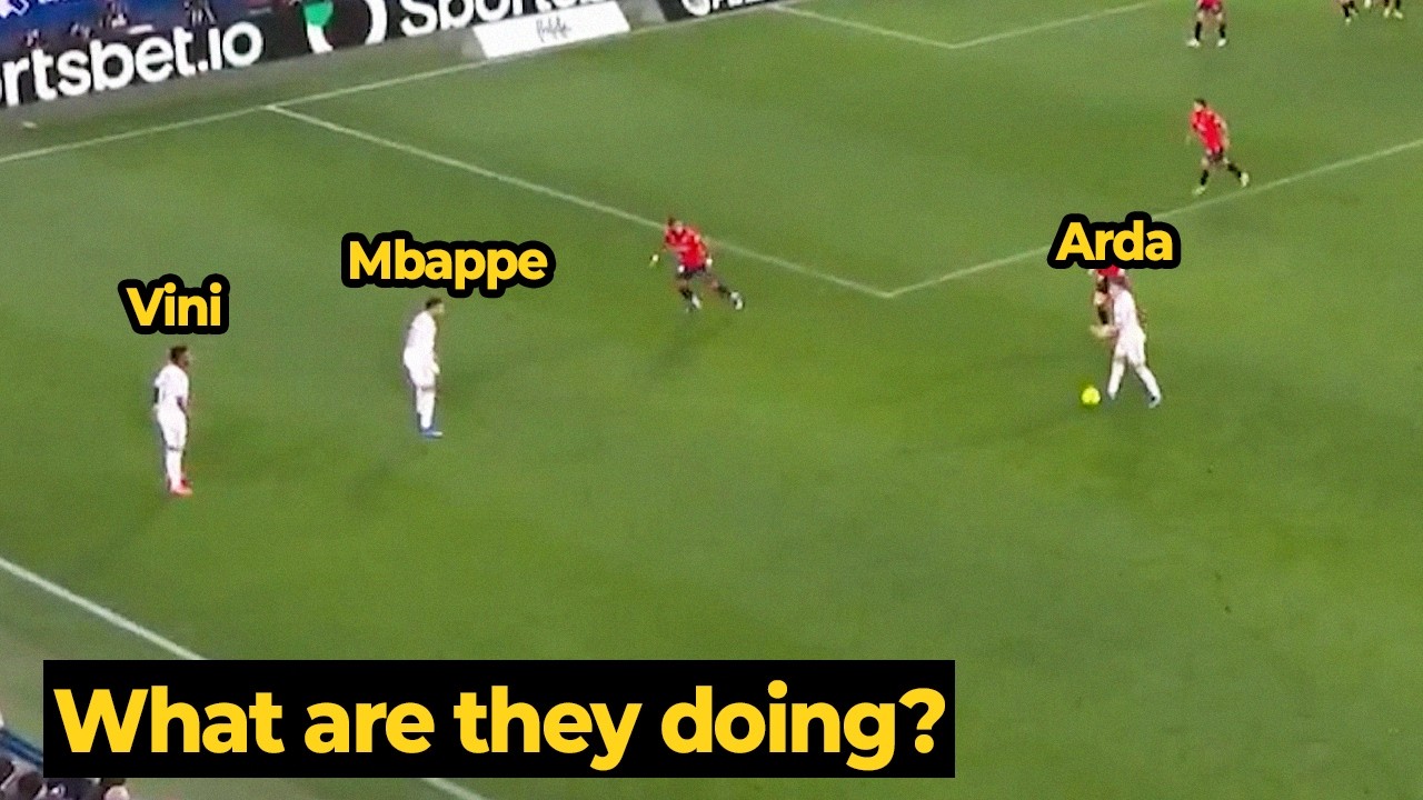 Arda Güler was confused to Mbappé & Vinicius froze instead of finding space against Osasuna