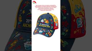 20th AsianGames Baseball Cap 5 8 #customcaps #hatmanufacturer #hatfactory