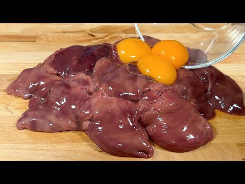 Dios, qué delicioso! 100%! Nunca antes habías cocinado hígado de pollo así! 🔝🔥 5 recetas hígado!