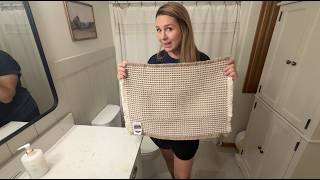 Everything you need to know about this Waffle Bath Mat