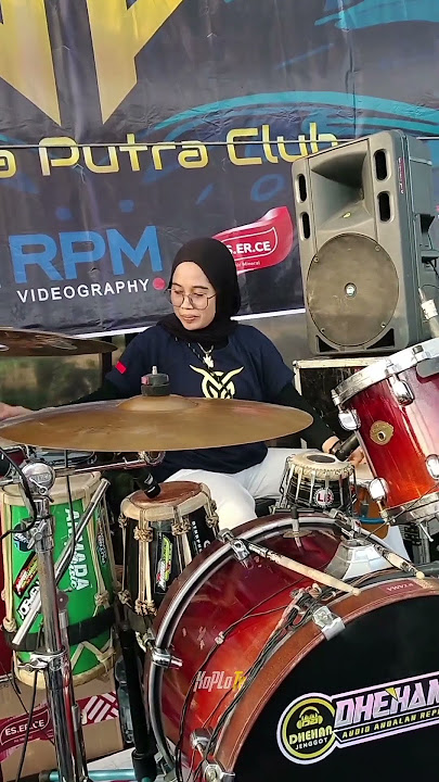 mbak mutik nida ngendang pakai kendang mas faris mahesa music
