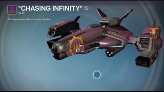 Destiny 1 Chasing Infinity legendary ship drop
