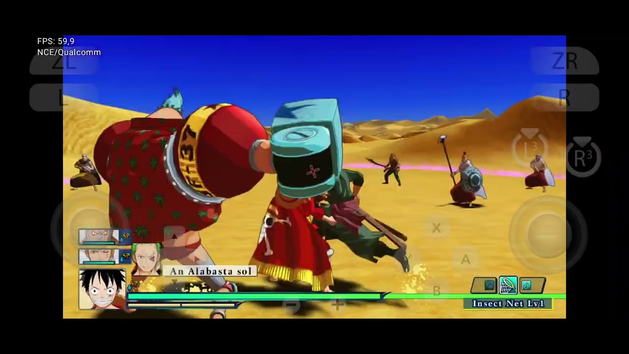 Gameplay One Piece Unlimited World Red di Android | iQOO Z9 Snapdragon 7 Gen 3 + Yuzu Emulator