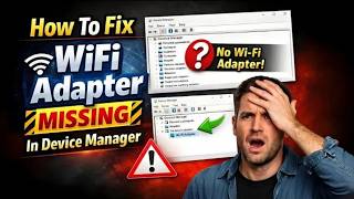 WIFI Adaptor Not Showing in Device Manager Windows 10/ 11/ 7 [Fixed Easily!]