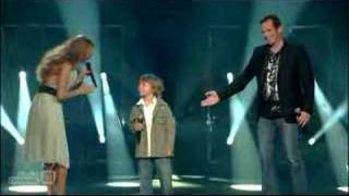 Video thumbnail of "Garou, Celine Dion et Francis Bernier - Sous Le Vent (Sainte"