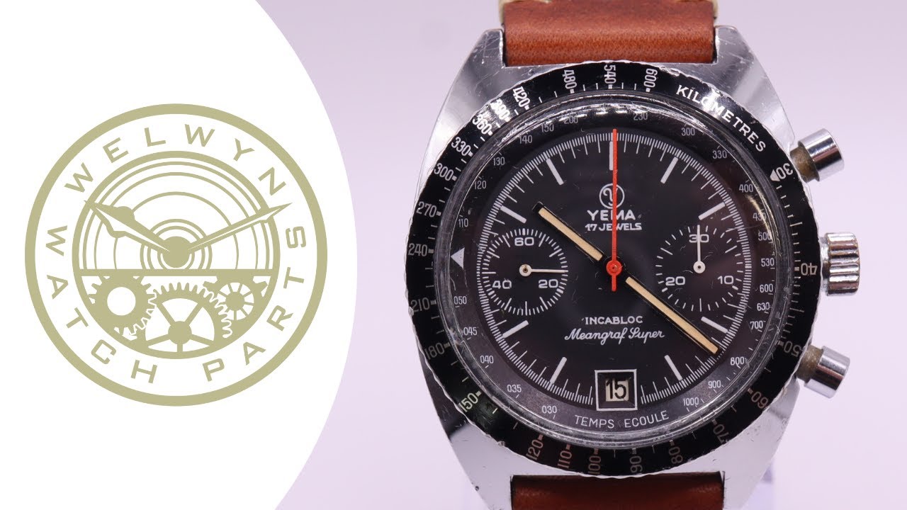 Yema Meangraf Super - Valjoux 7734 Chronograph - Vintage