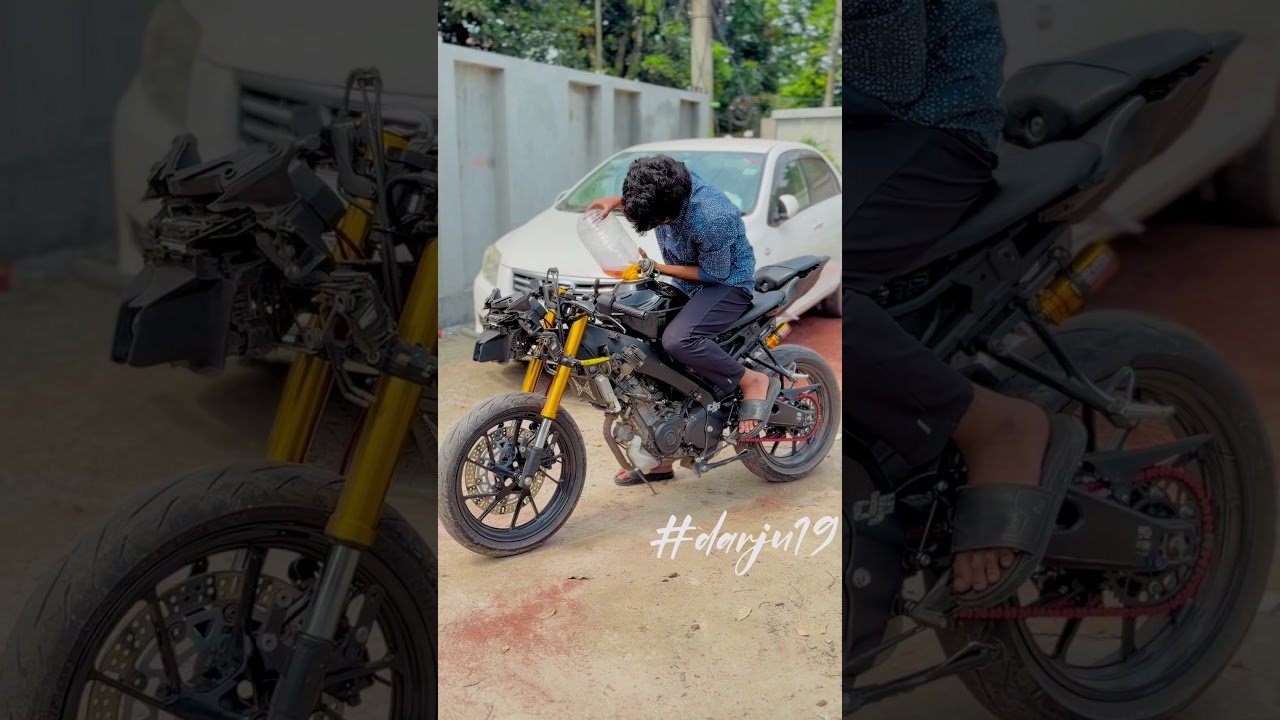 Tel ey shanti biker der🛢️🥹#r15 #r15v4 #v4 #rider #tranding #trandingshorts #automobile #yamahar15