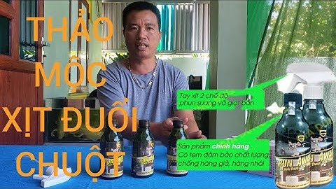 CHAI XỊT ĐUỔI CHUỘT THÔNG MINH AN TOÀN CHO MỌI GIA ĐÌNH XỊT ĐUỔI CHUỘT THẾ HỆ MỚI