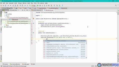 33 . ALERT DIALOG BOX TUTORIAL | ANDROID TUTORIALS FOR BEGINNERS