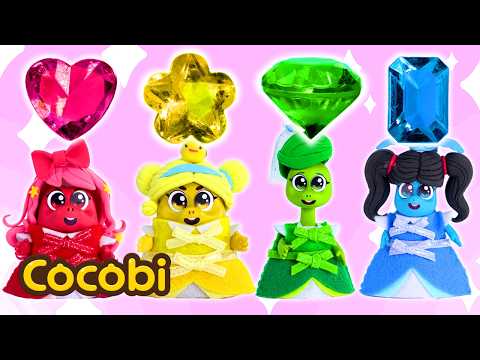 Rainbow Gem Princess Makeover!💎✨ Pink vs Black Challenge | Cocobi