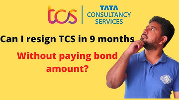 Can I leave TCS in 9 months? without paying bond amount | Notice period |#tcs #bond