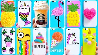 15 DIY PHONE CASES | Easy & Cute Phone Projects & iPhone Hacks