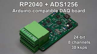 RP2040 + ADS1256 DAQ board