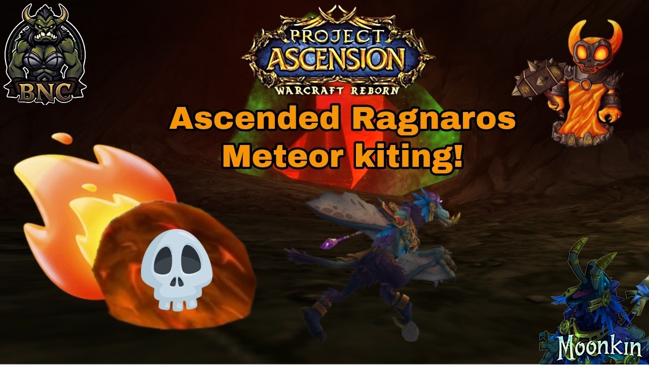 Ascended Ragnaros Meteor kiting POV! - [Ascension Bronzebeard]