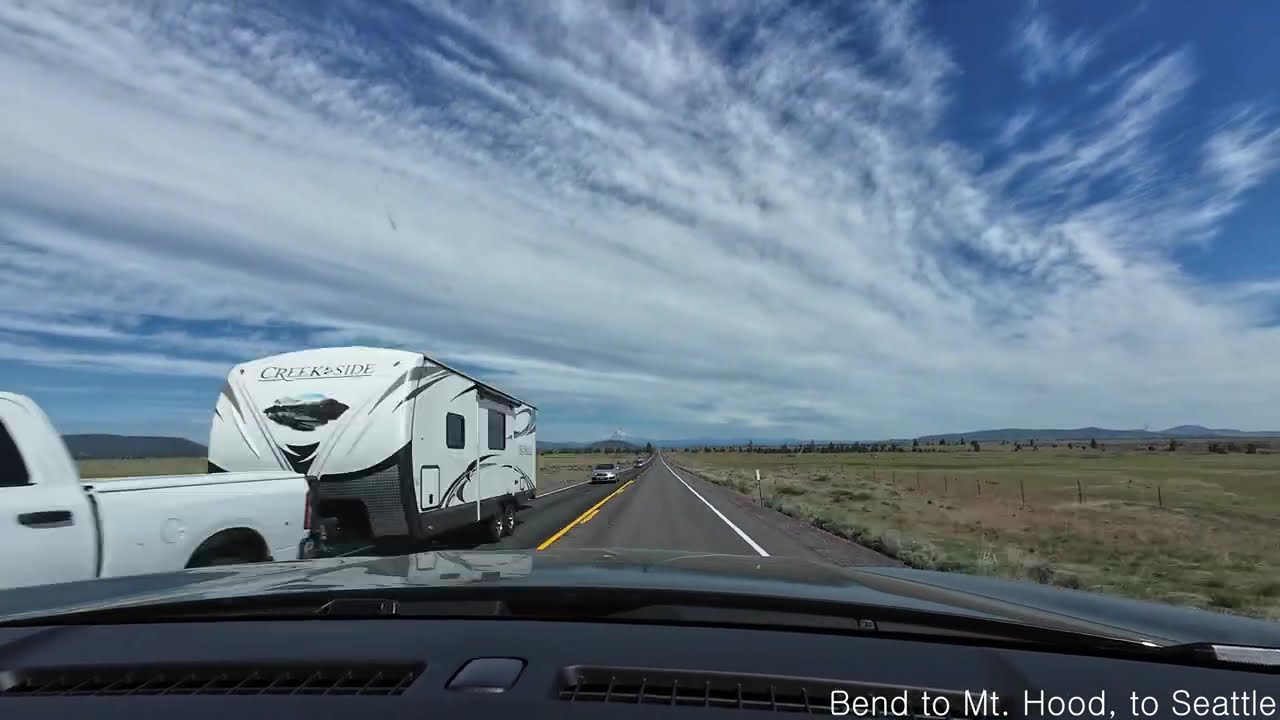 Bend to Mt. Hood, to Seattle hyperlapse (2025.05.10)